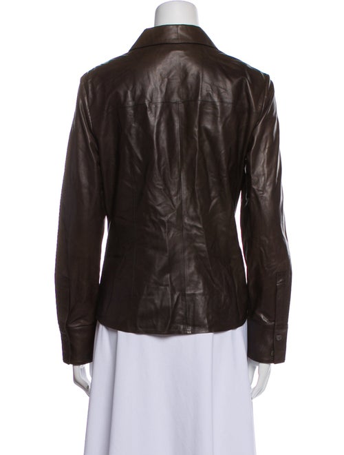 Lafayette 148 Leather Biker Jacket
