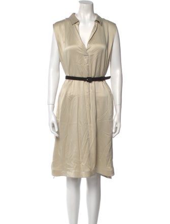 Lafayette 148 Silk Knee-Length Dress