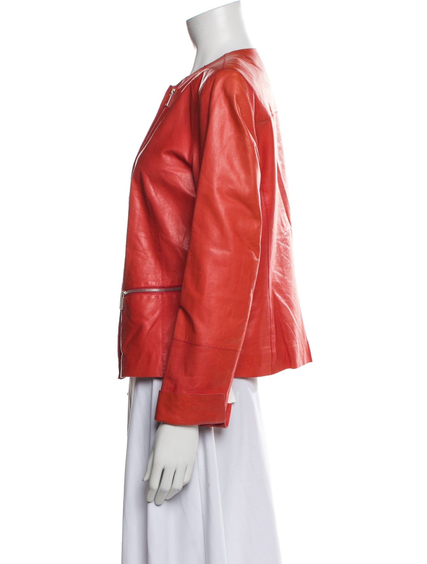 Lafayette 148 Leather Biker Jacket