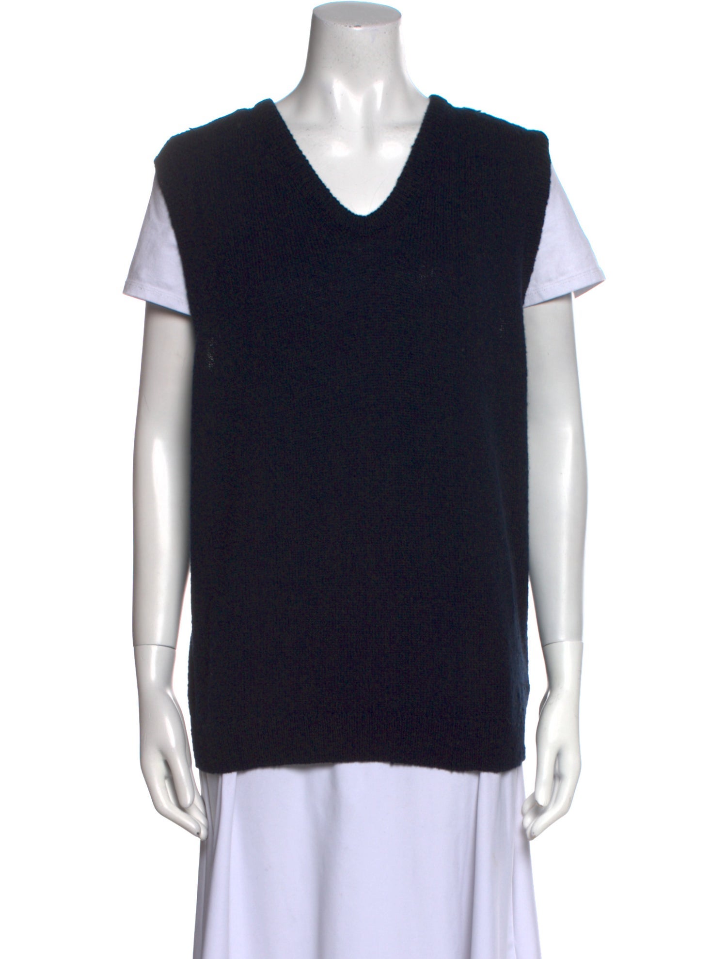 Lafayette 148 Wool V-Neck Sweater