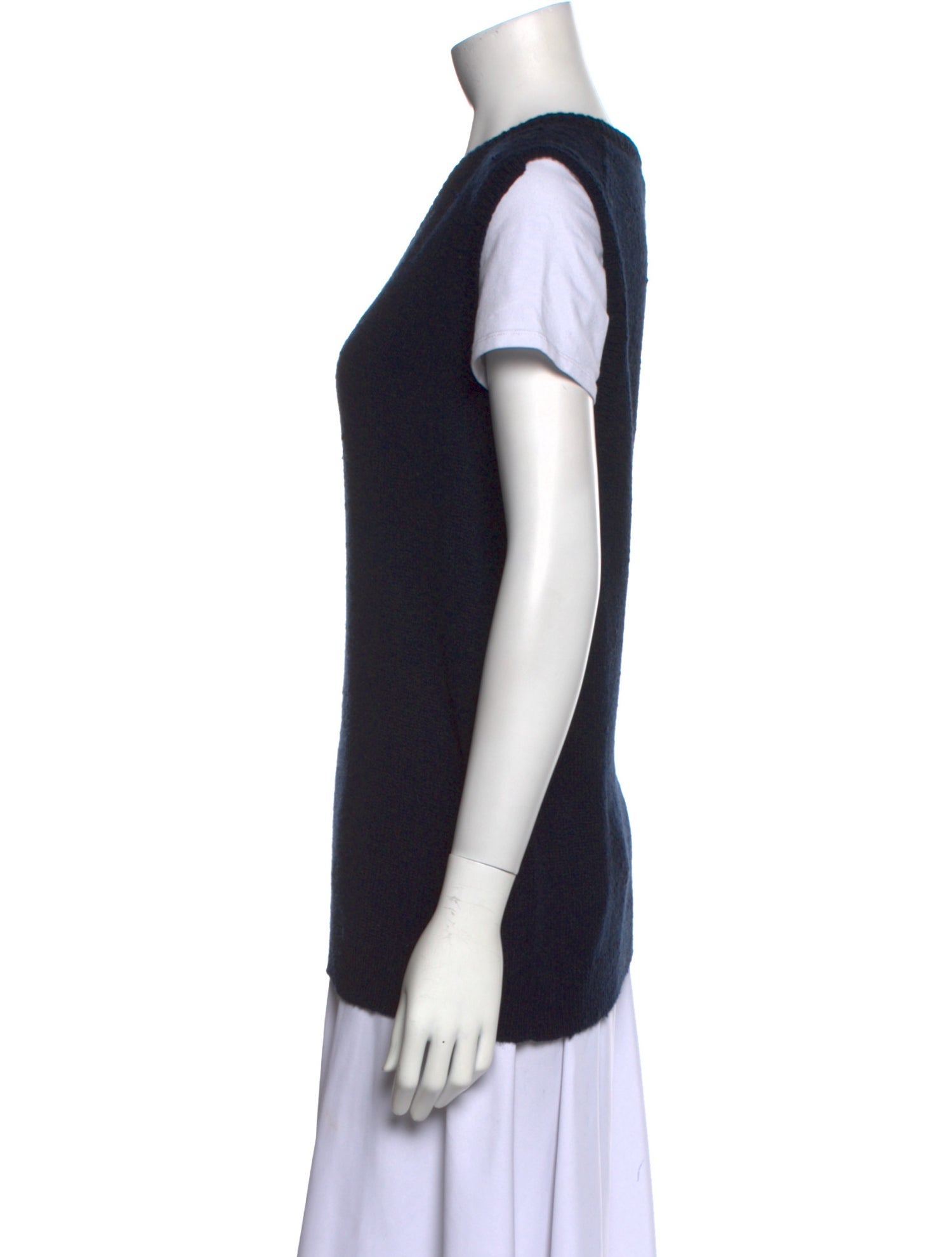 Lafayette 148 Wool V-Neck Sweater