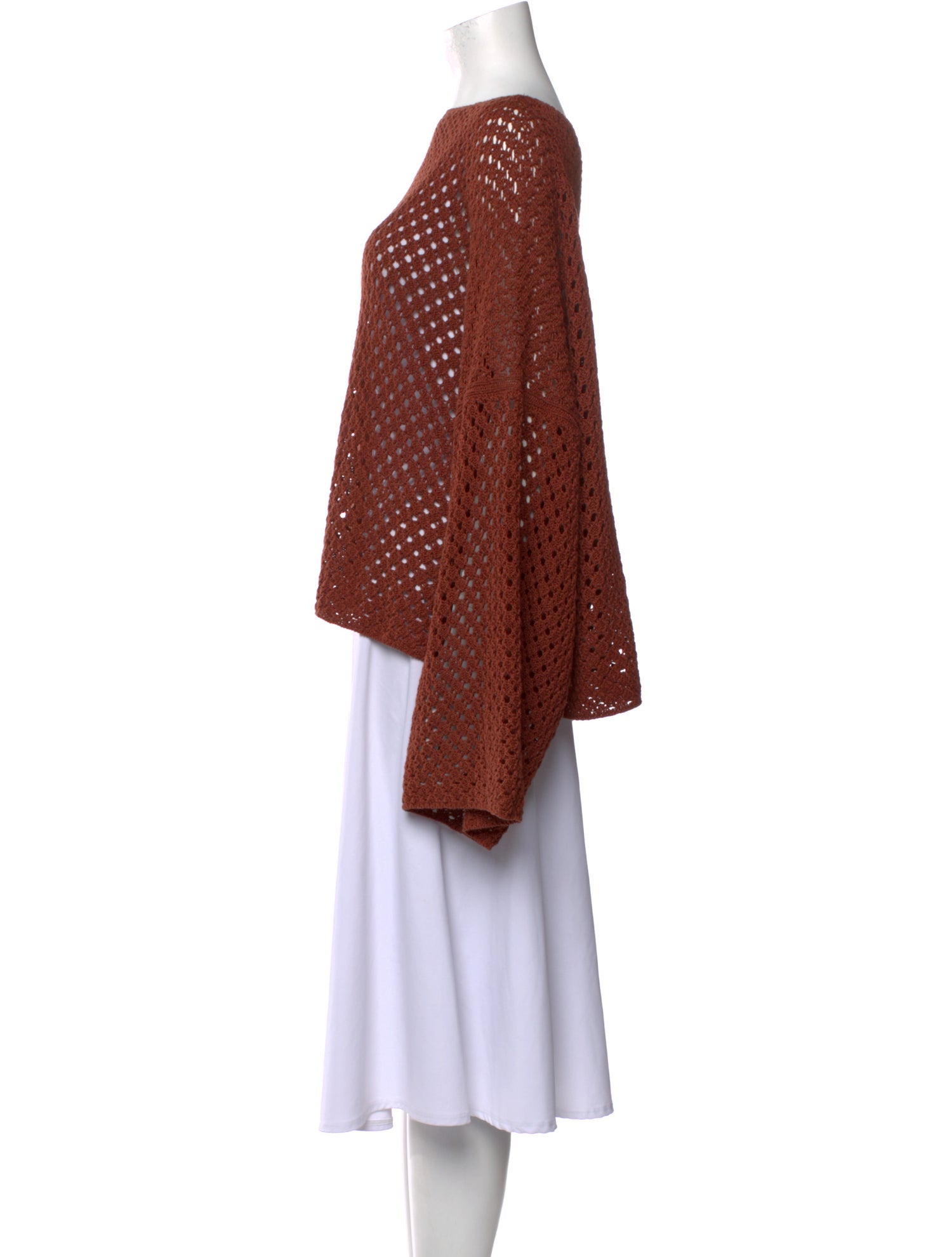 Lafayette 148 Linen Bateau Neckline Sweater