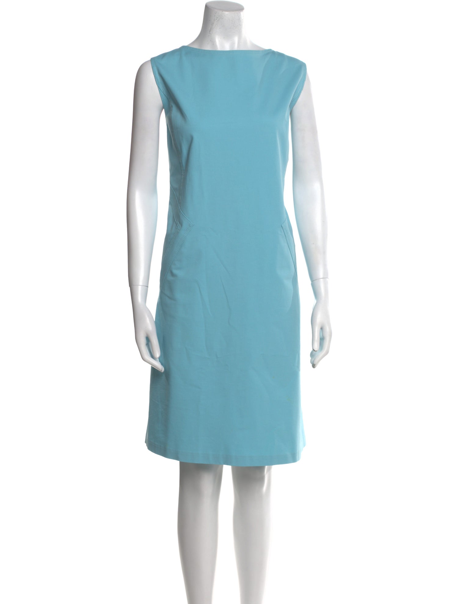 Lafayette 148 Bateau Neckline Knee-Length Dress