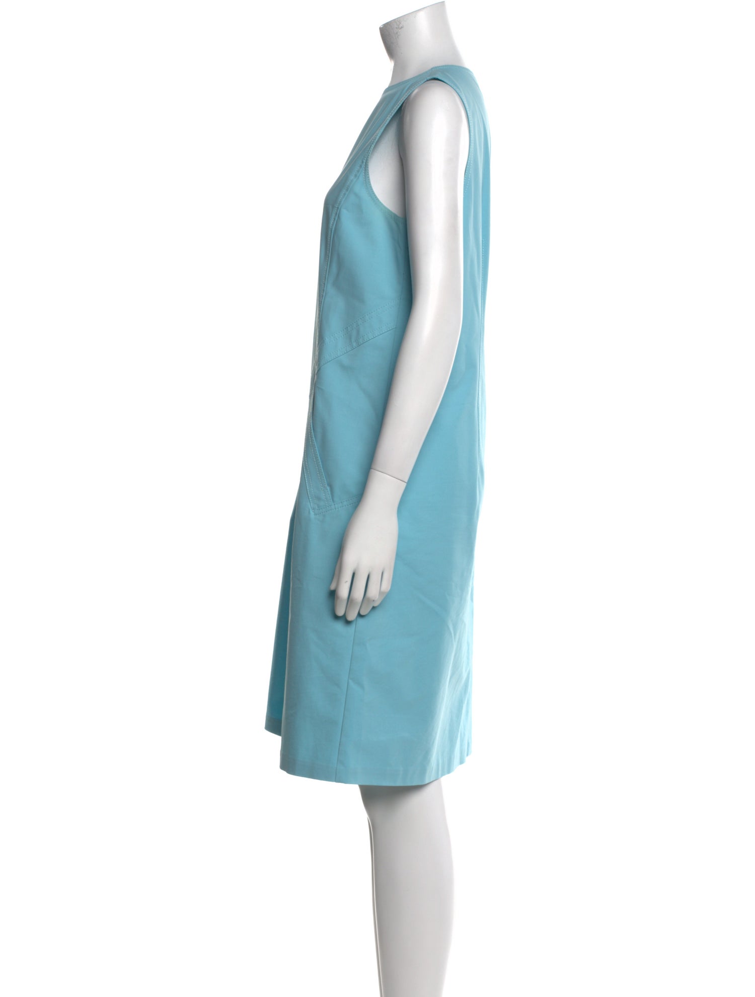 Lafayette 148 Bateau Neckline Knee-Length Dress