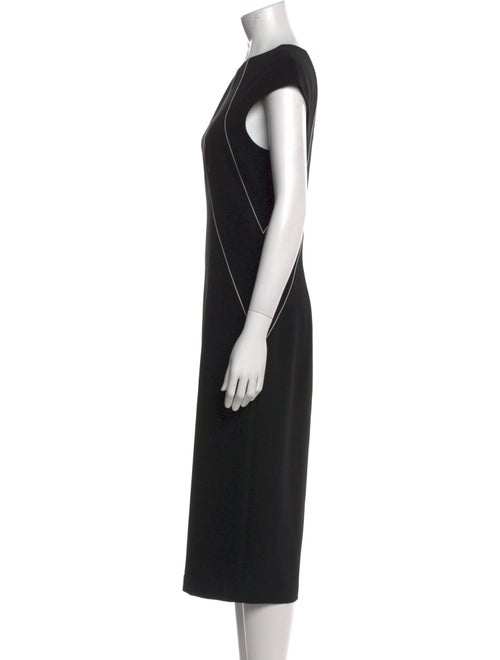 Lafayette 148 Graphic Print Midi Length Dress