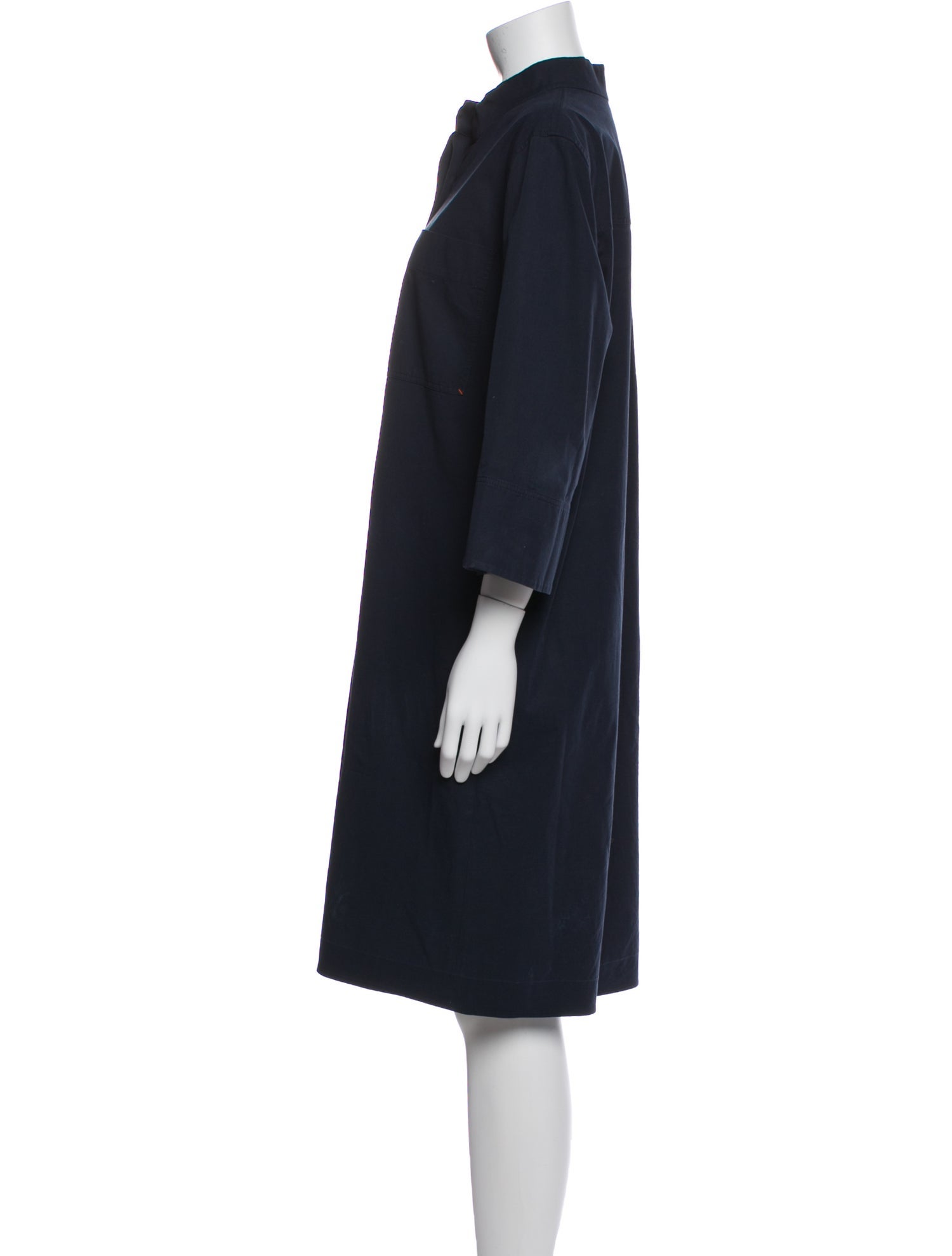 Lafayette 148 Mock Neck Knee-Length Dress