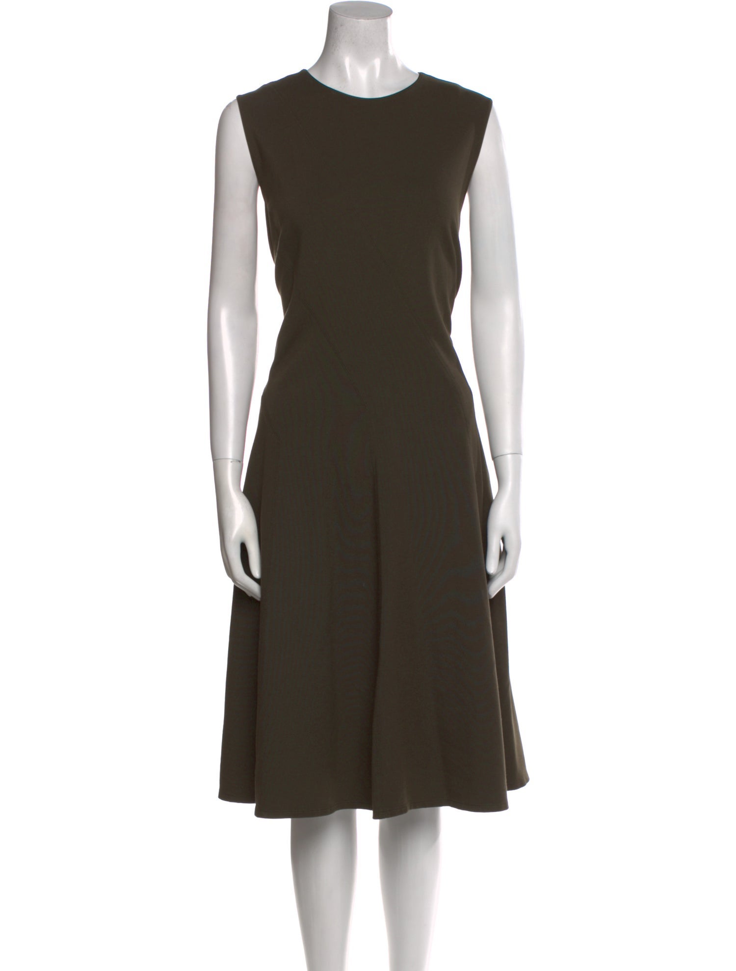 Lafayette 148 Crew Neck Midi Length Dress