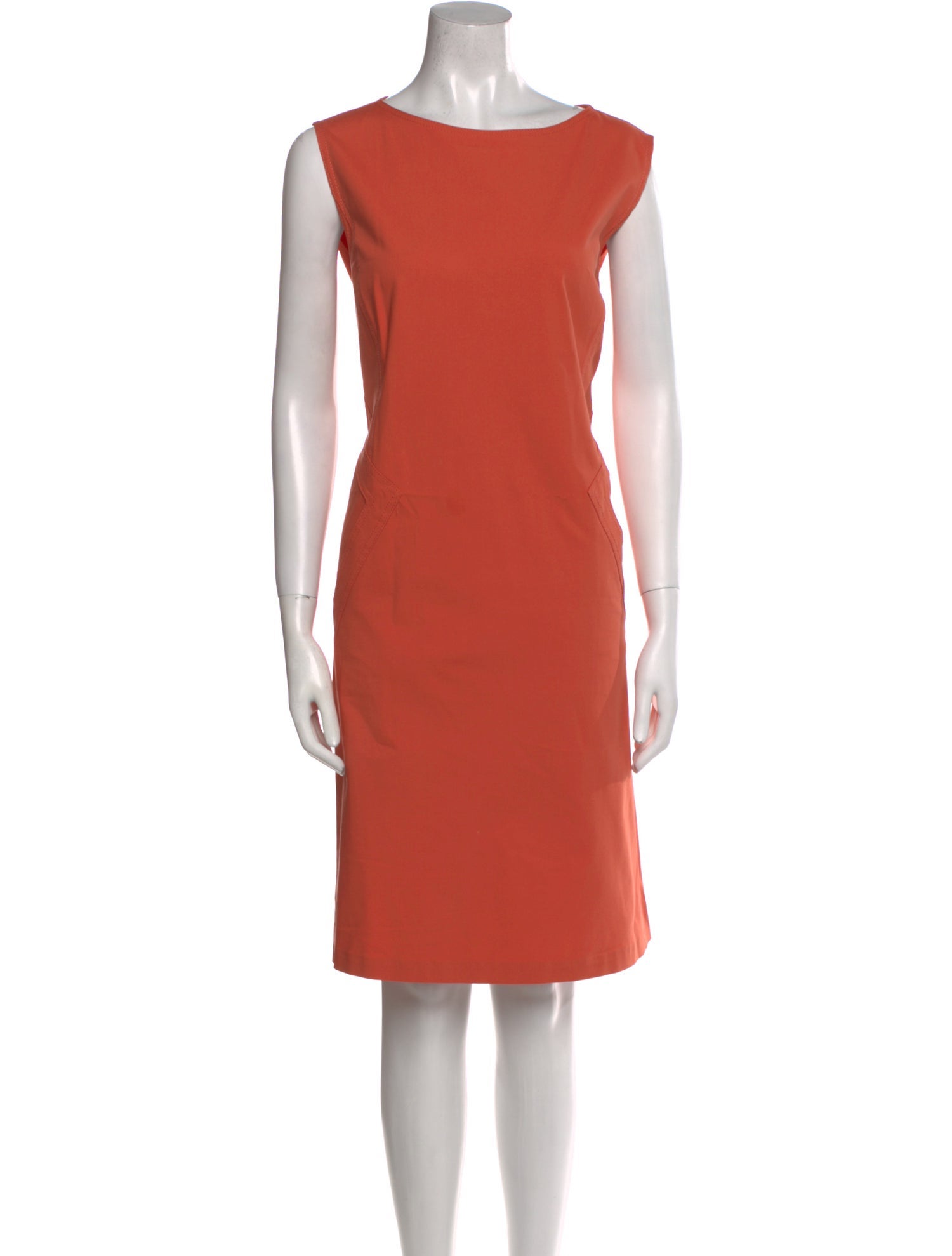 Lafayette 148 Bateau Neckline Knee-Length Dress