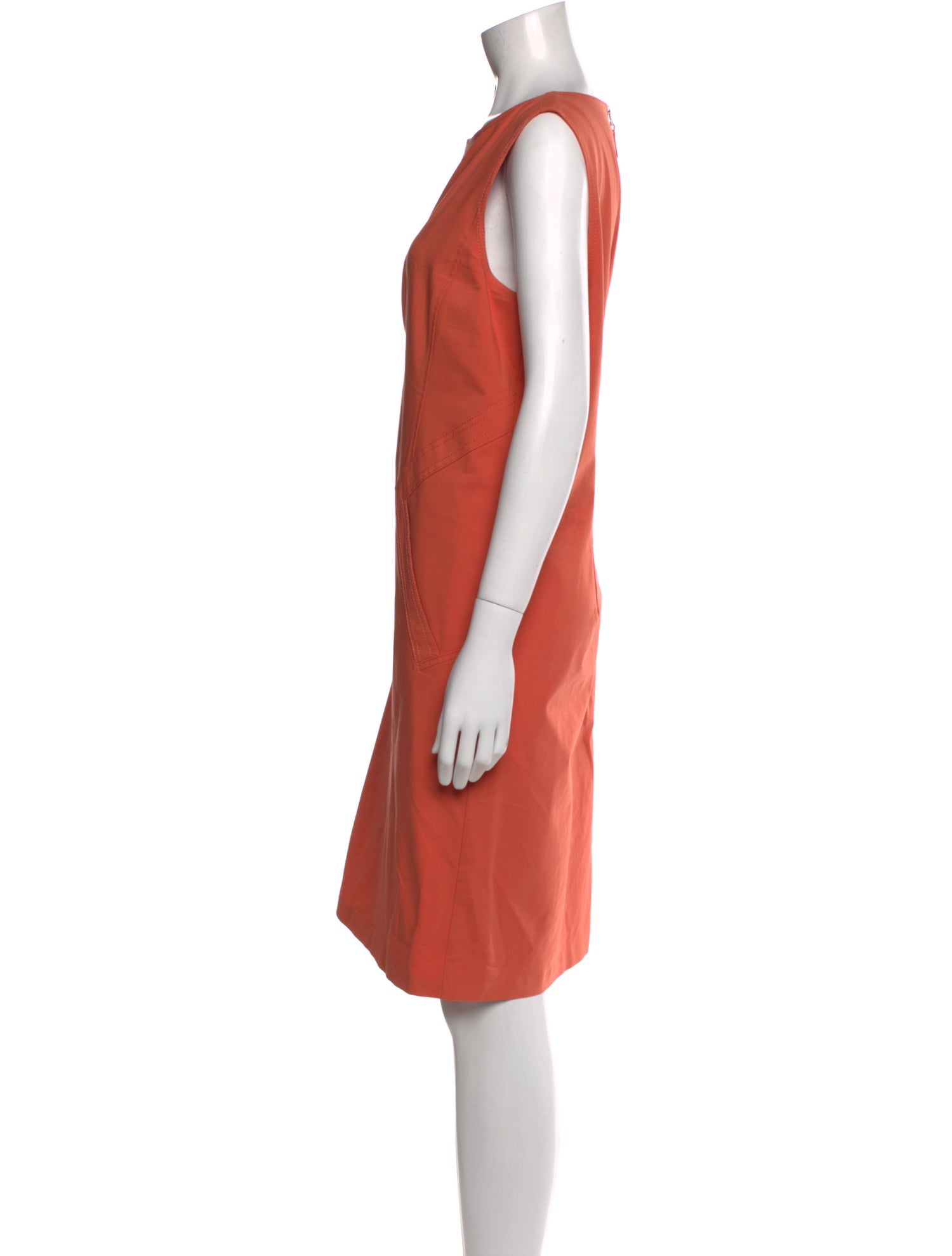 Lafayette 148 Bateau Neckline Knee-Length Dress