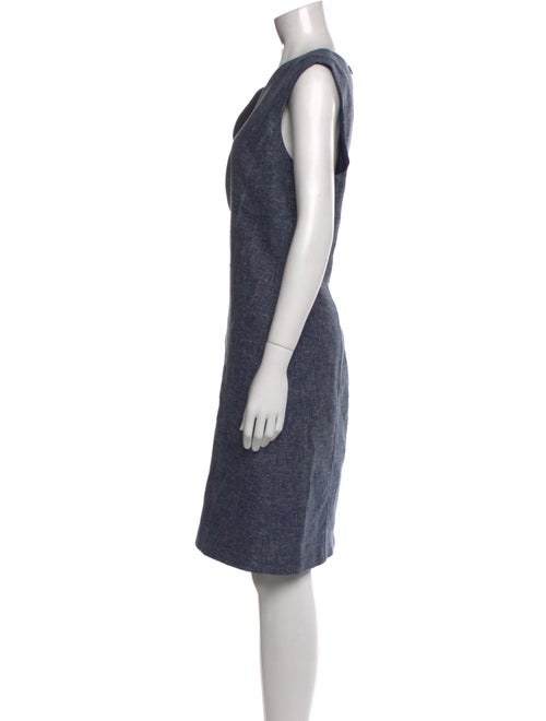 Lafayette 148 V-Neck Knee-Length Dress