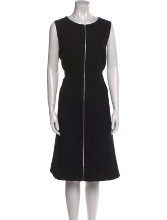 Lafayette 148 Wool Midi Length Dress