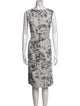 Lafayette 148 Floral Print Long Dress
