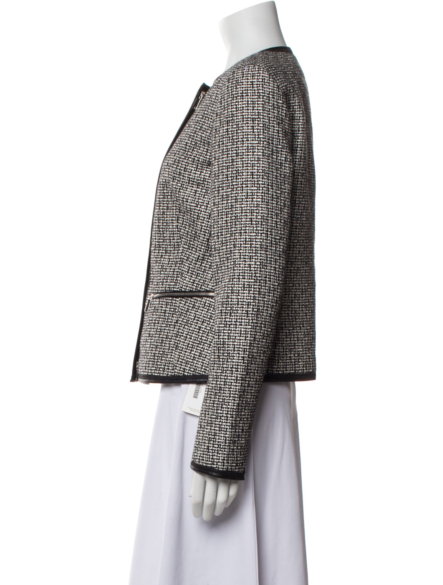 Lafayette 148 Tweed Pattern Evening Jacket