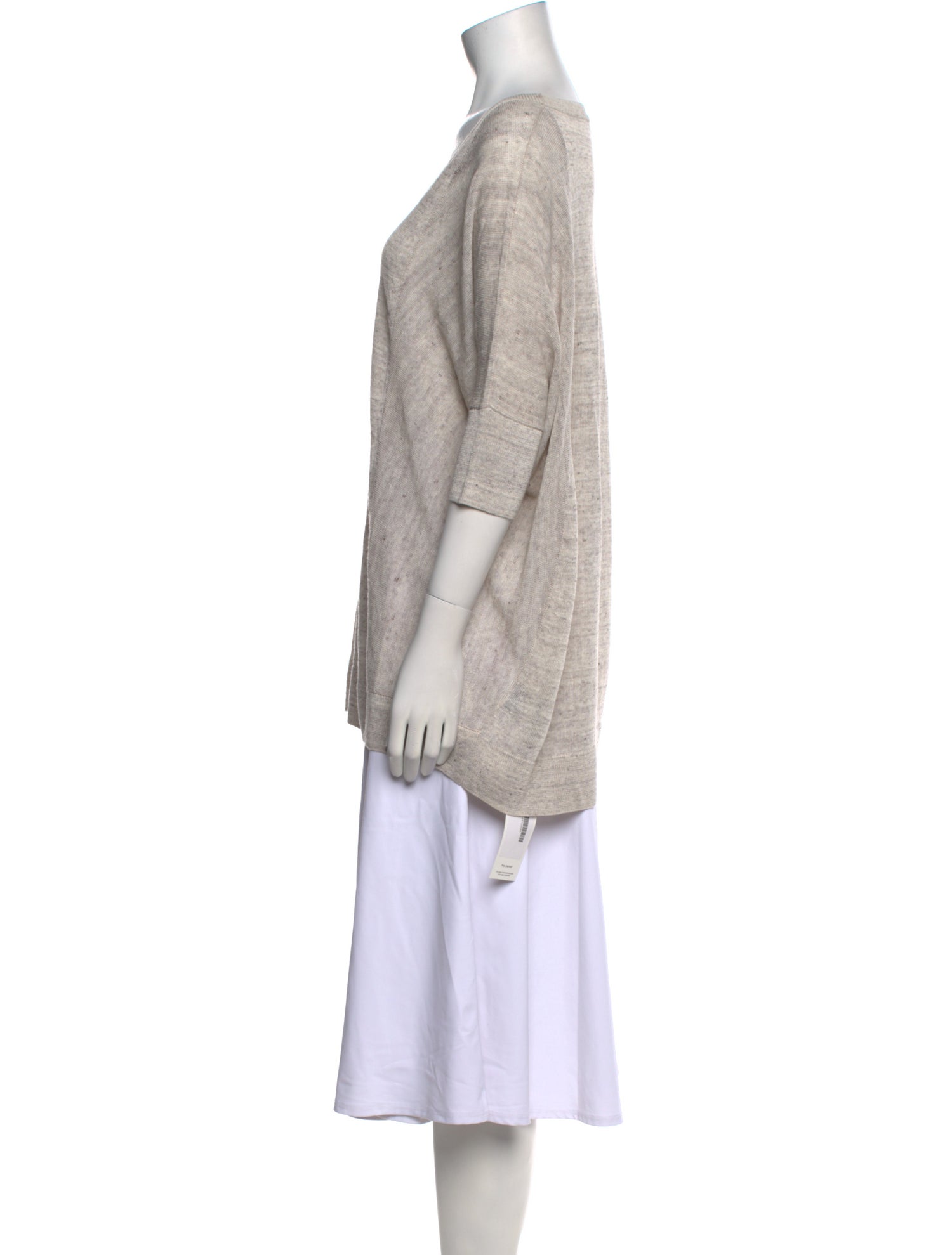 Lafayette 148 Linen Scoop Neck Sweater