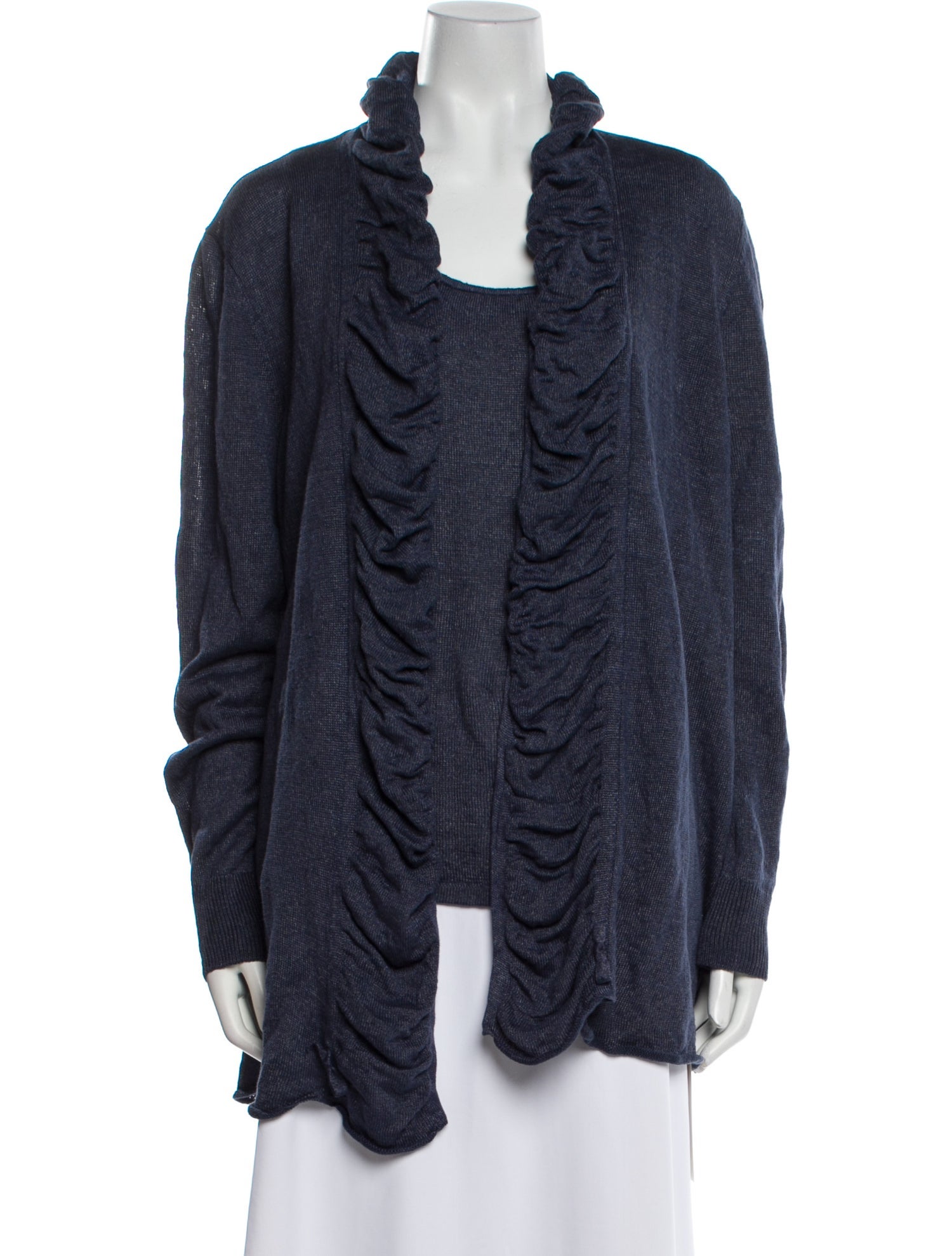 Lafayette 148 Linen Ruffle Embellishment Set w/ Tags