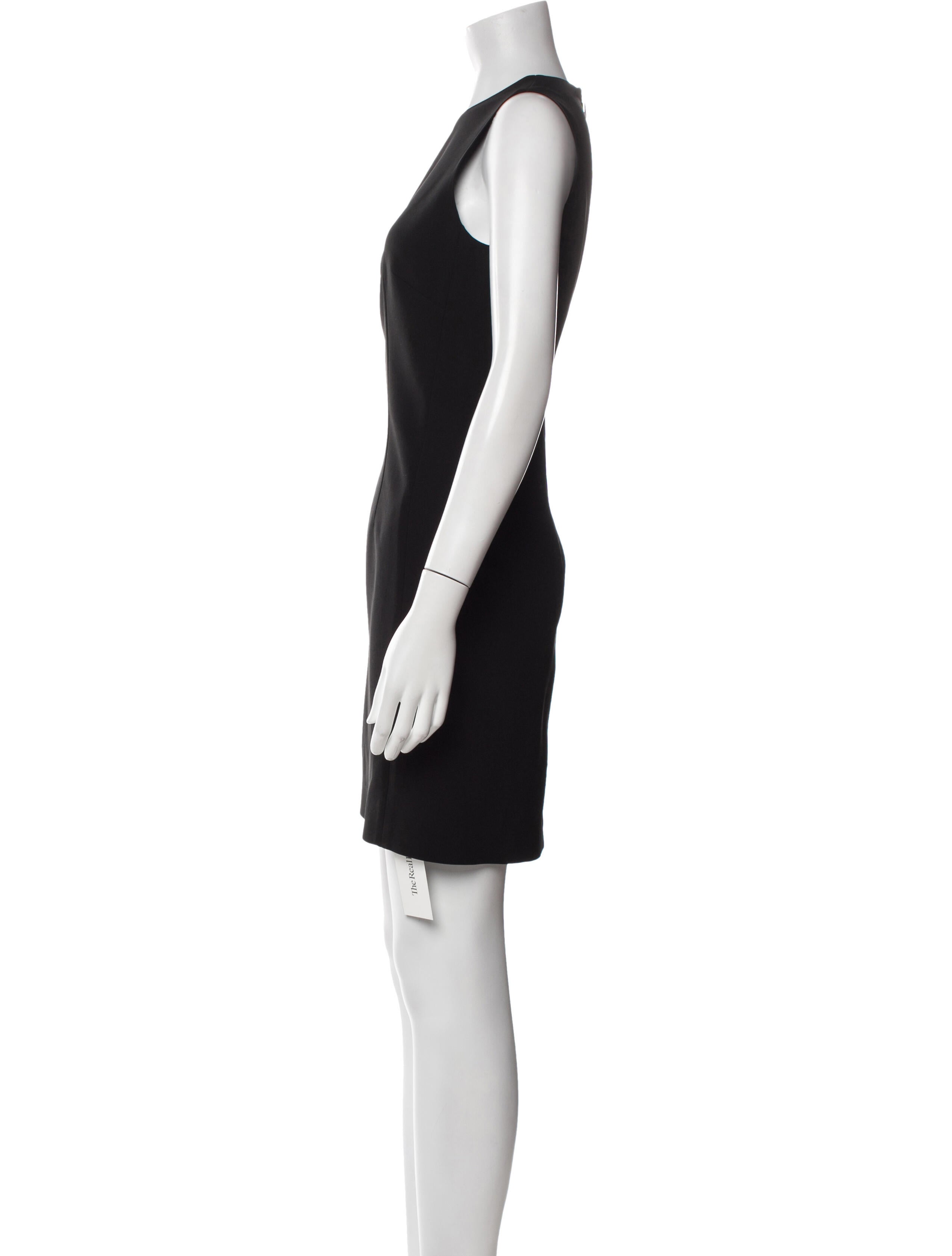 Lafayette 148 Crew Neck Mini Dress