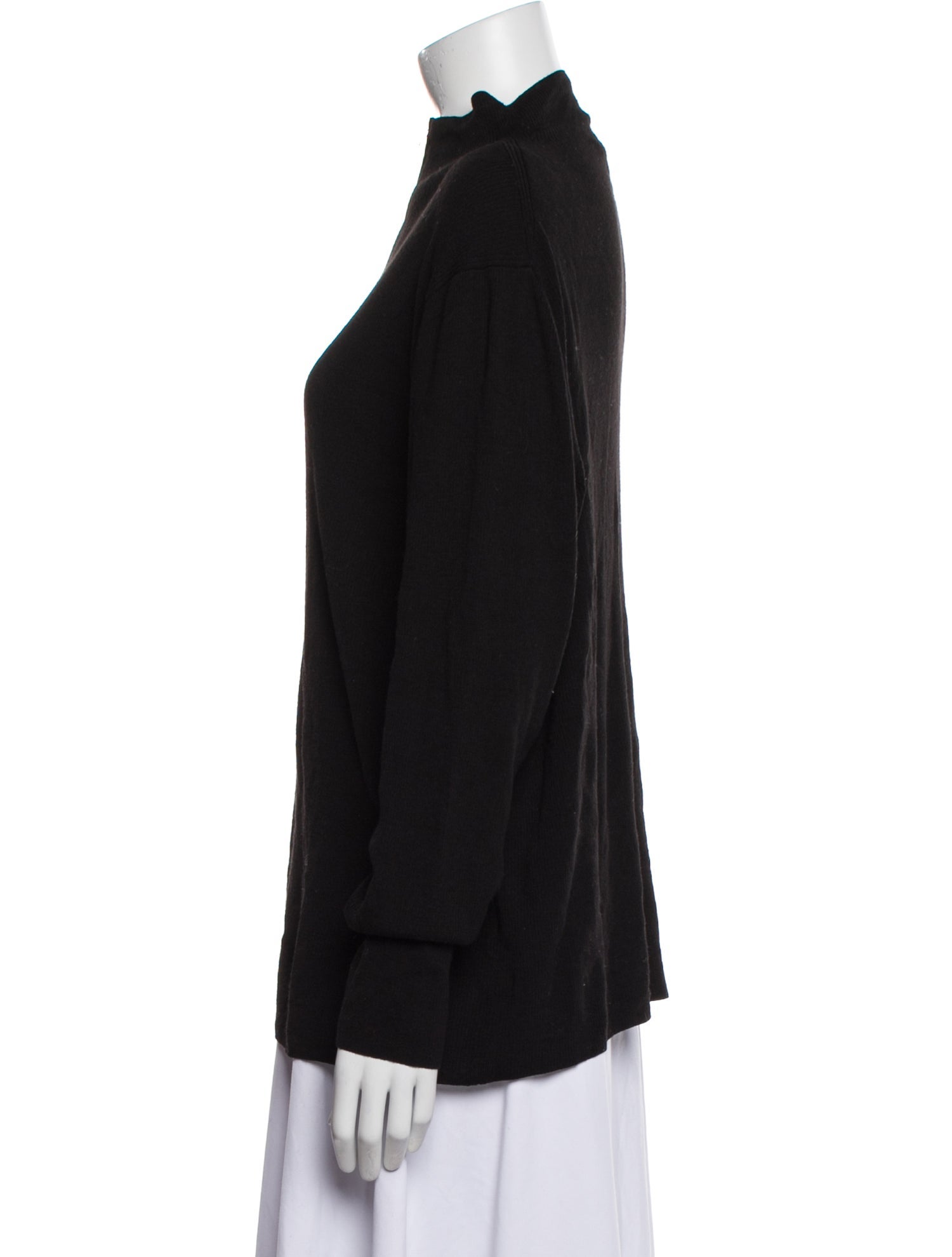 Lafayette 148 Wool Mock Neck Sweater