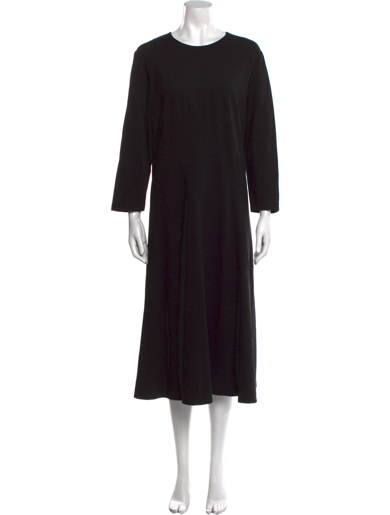 Lafayette 148 Crew Neck Long Dress