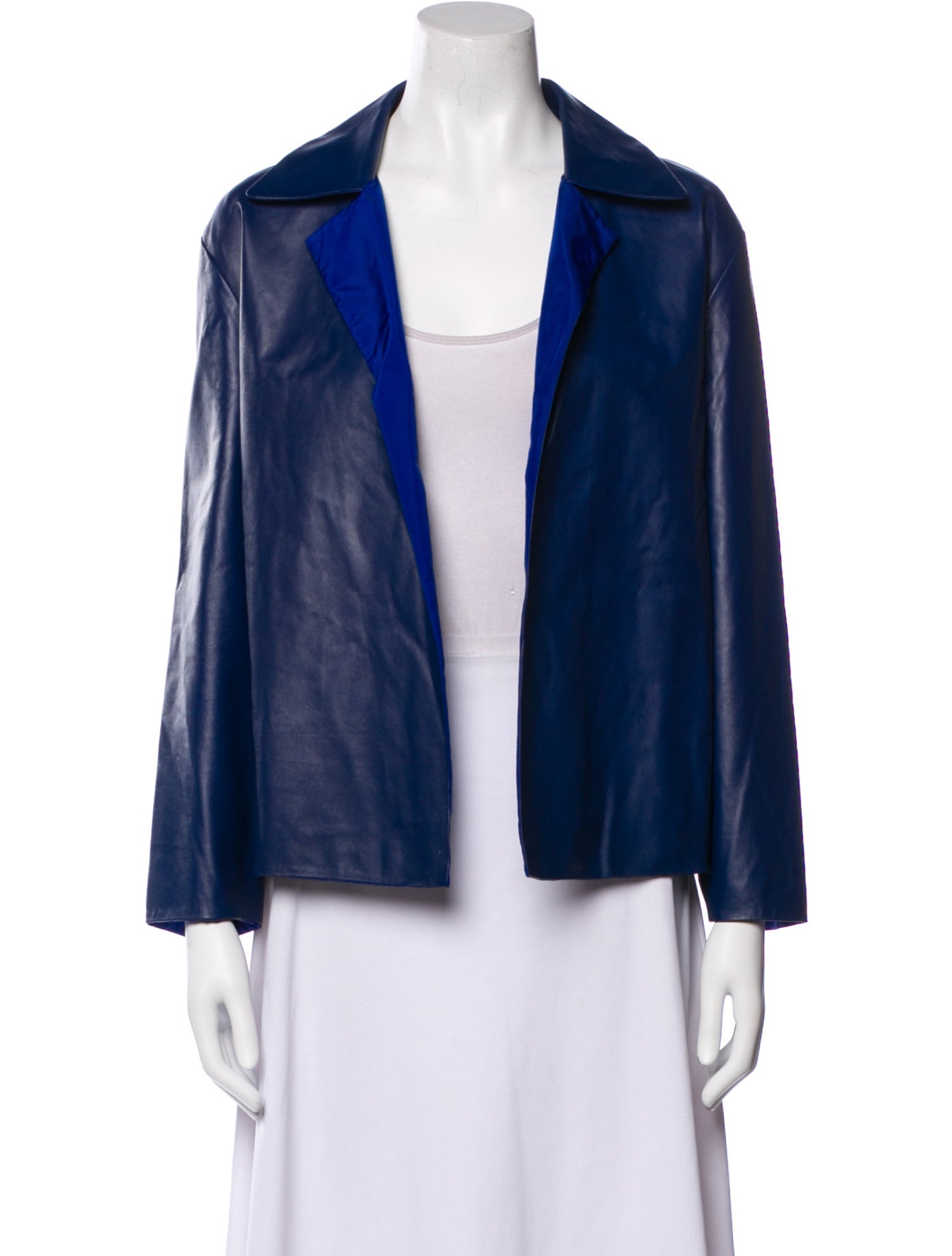 Lafayette 148 Leather Blazer