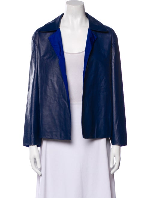 Lafayette 148 Leather Blazer
