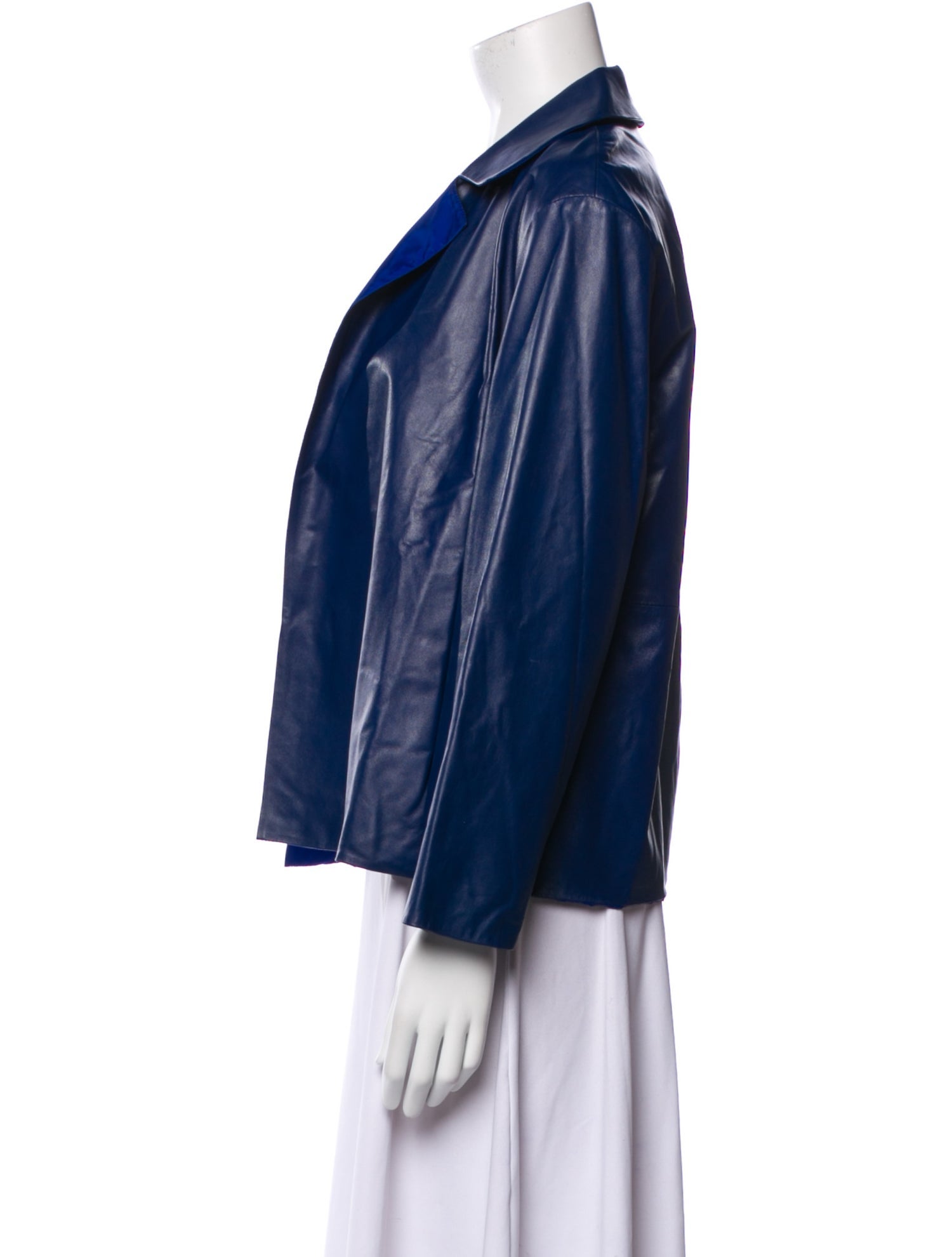 Lafayette 148 Leather Blazer