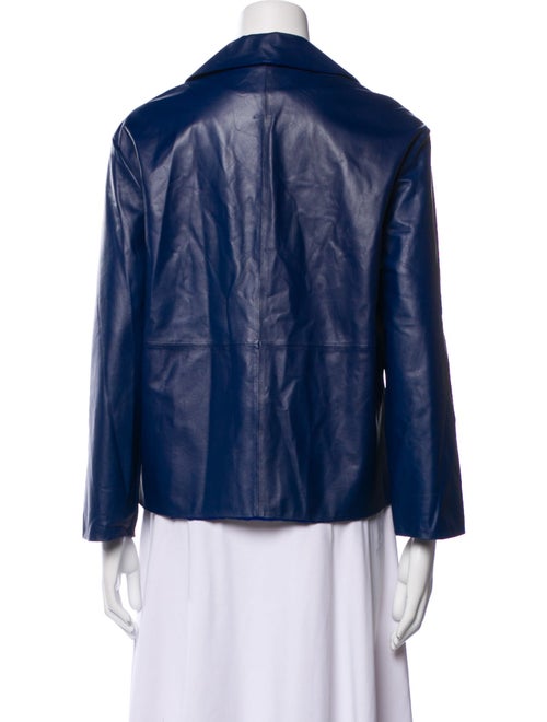 Lafayette 148 Leather Blazer