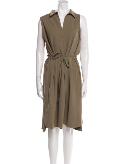 Lafayette 148 V-Neck Knee-Length Dress