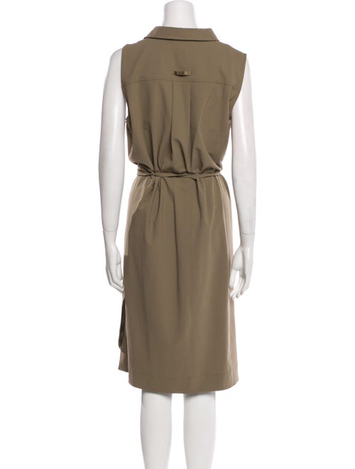 Lafayette 148 V-Neck Knee-Length Dress