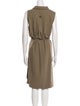 Lafayette 148 V-Neck Knee-Length Dress