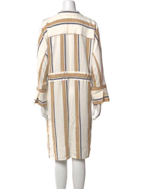 Lafayette 148 Striped Knee-Length Dress