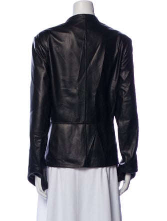 Lafayette 148 Leather Biker Jacket