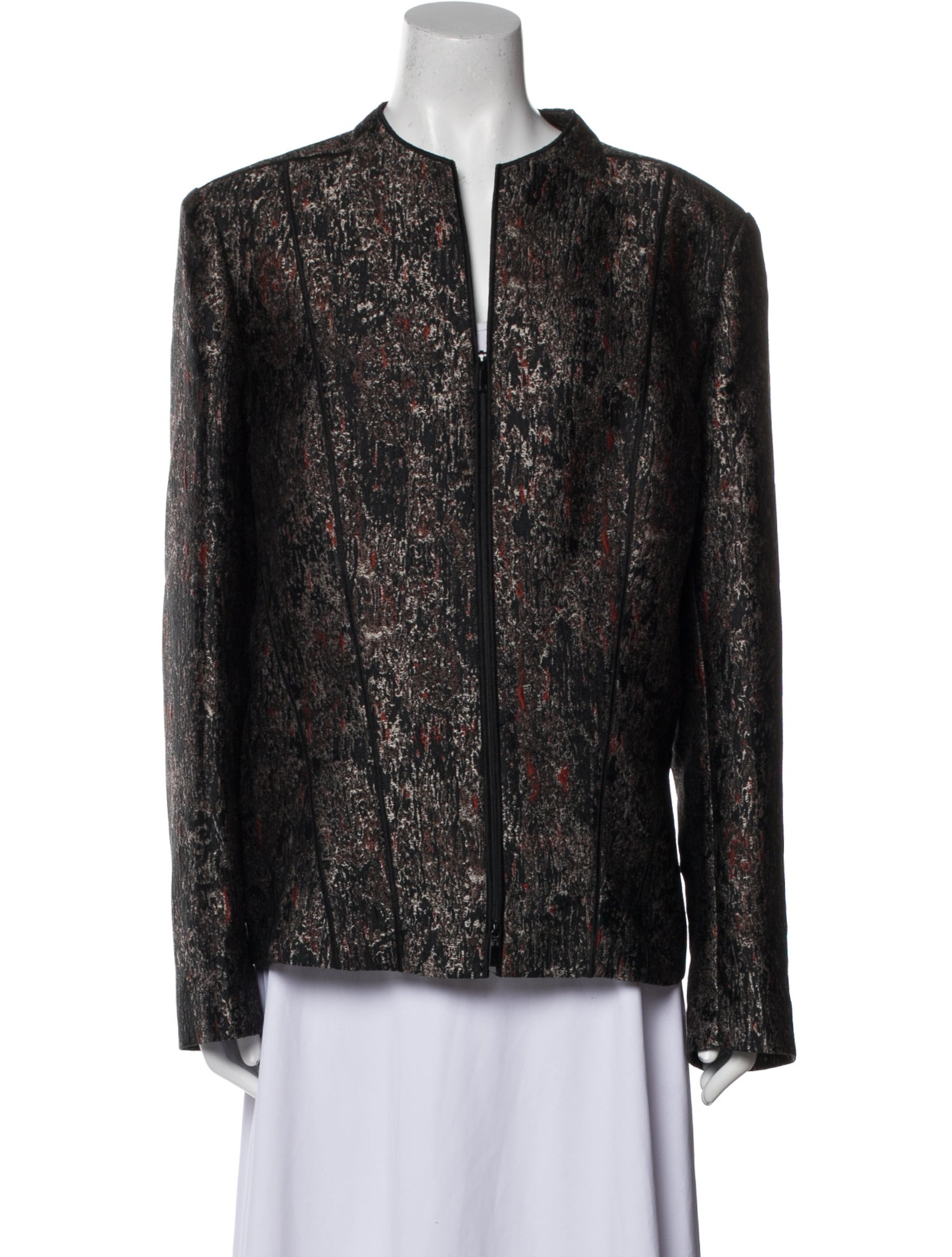 Lafayette 148 Tweed Pattern Evening Jacket