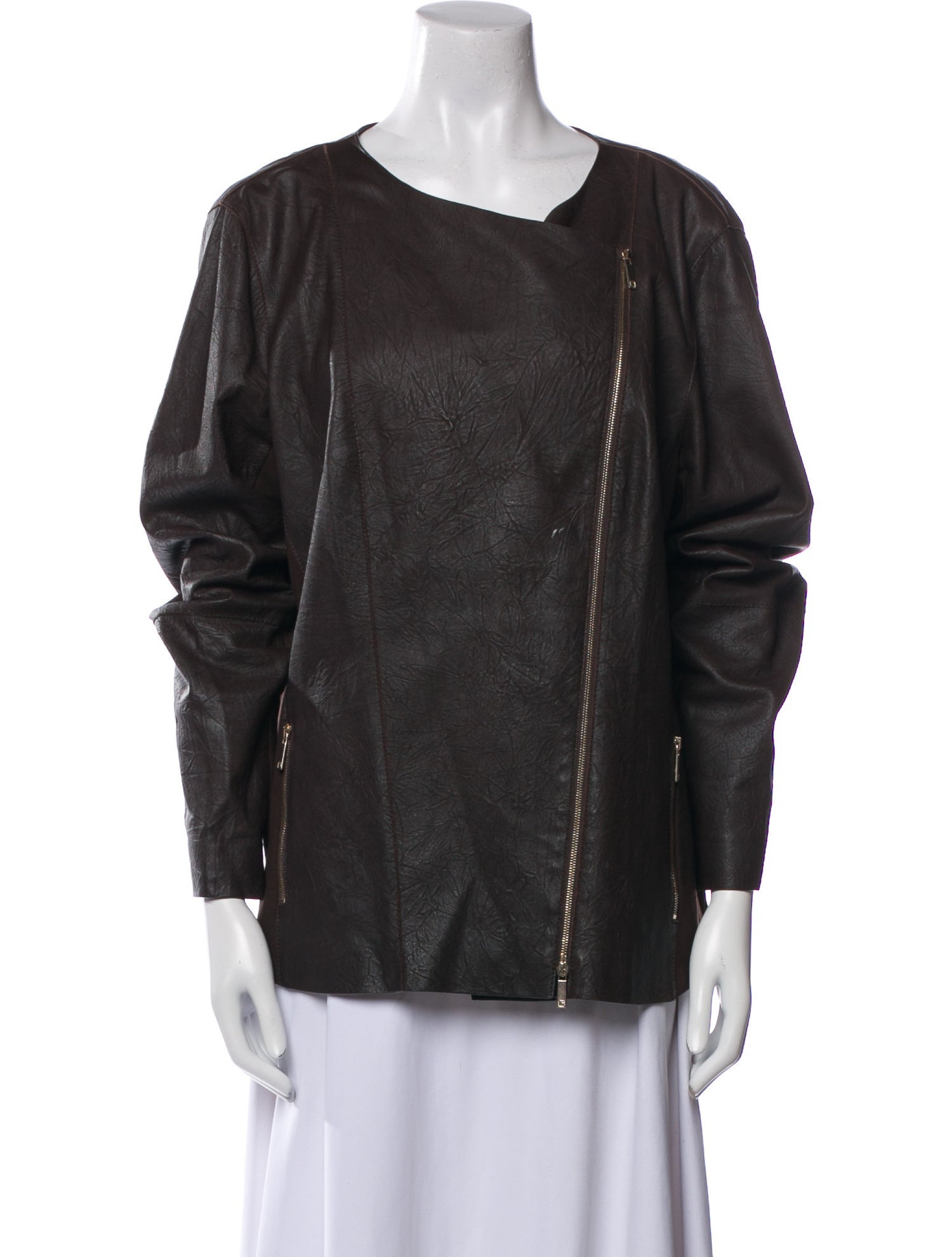 Lafayette 148 Leather Biker Jacket