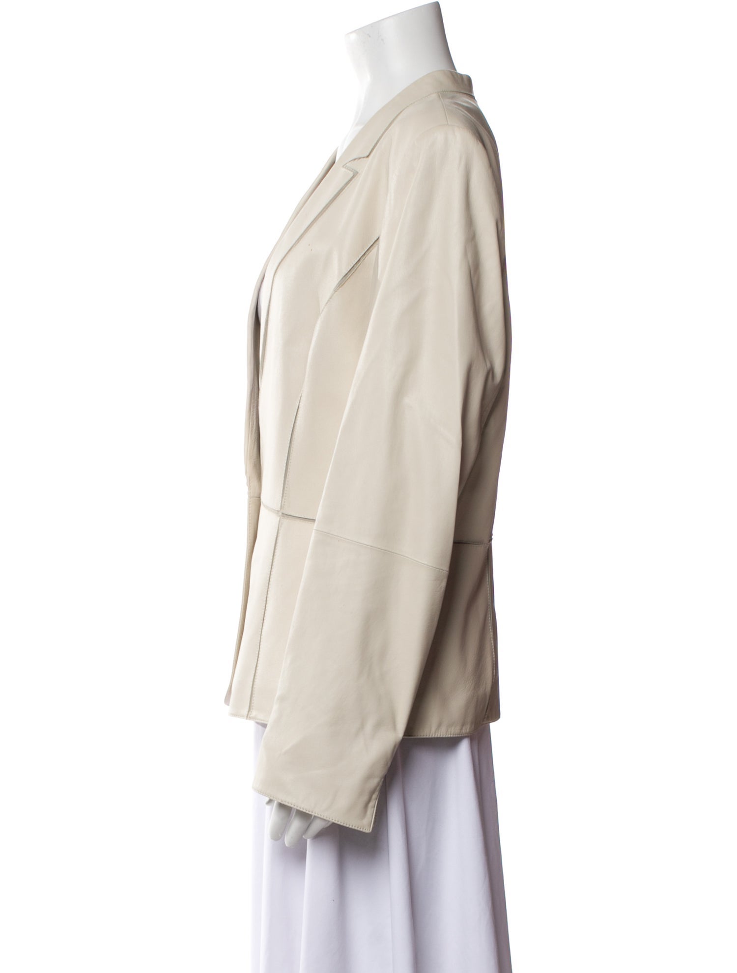 Lafayette 148 Leather Blazer