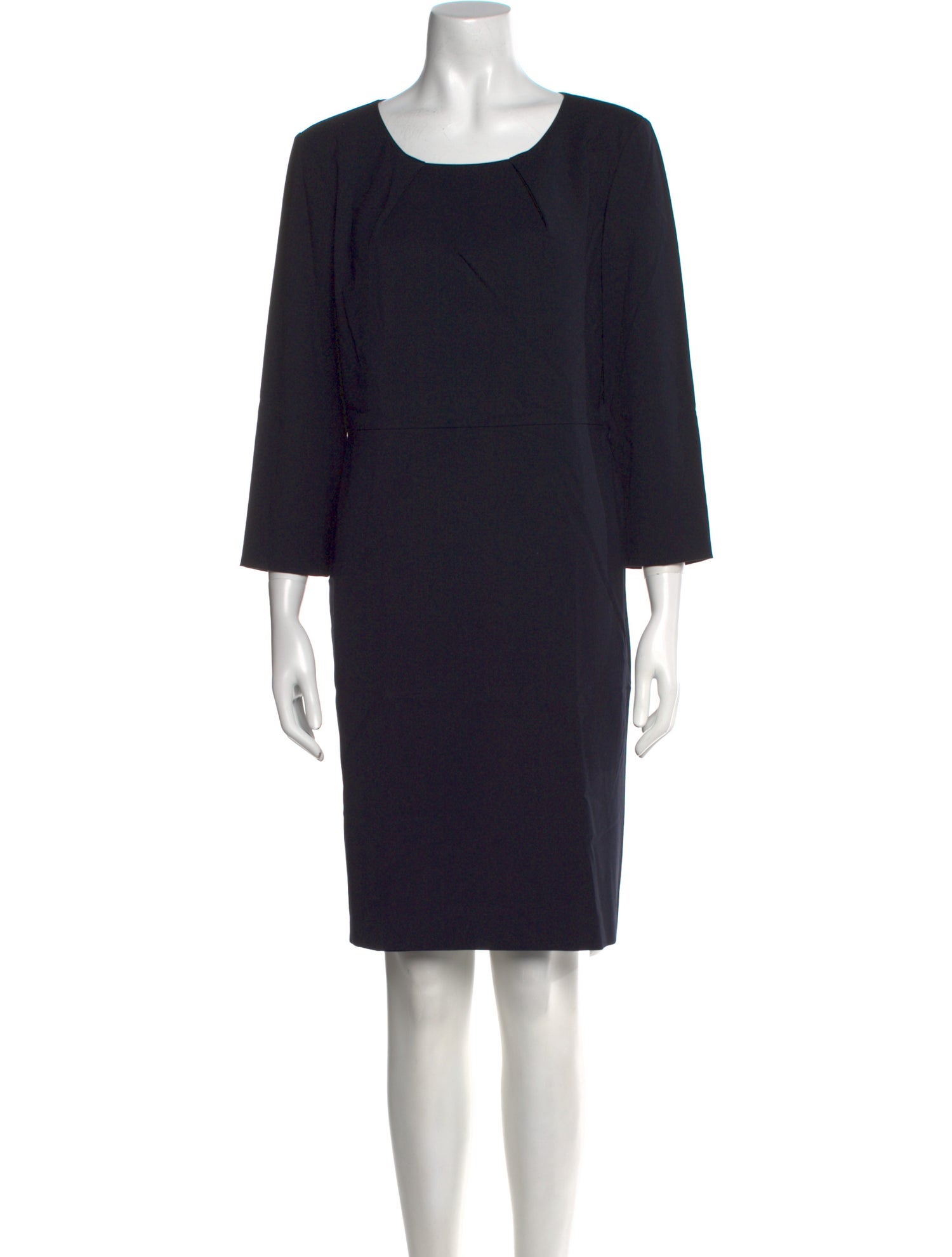 Lafayette 148 Scoop Neck Mini Dress