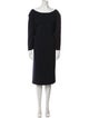 Lafayette 148 Virgin Wool Midi Length Dress