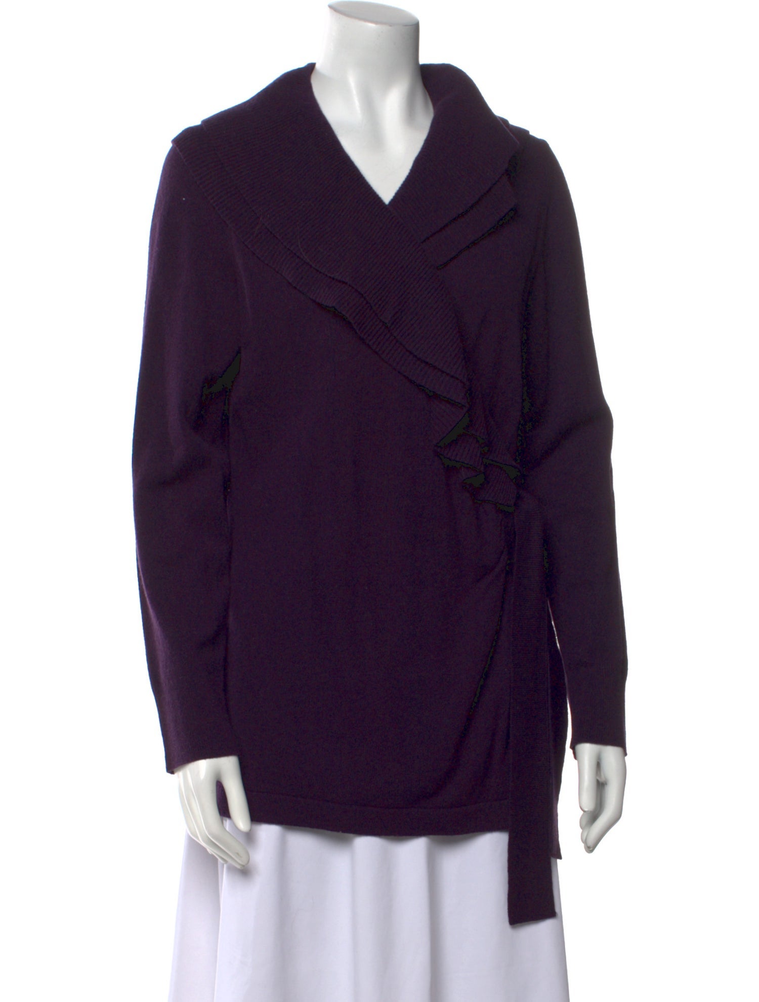 Lafayette 148 Wool V-Neck Sweater