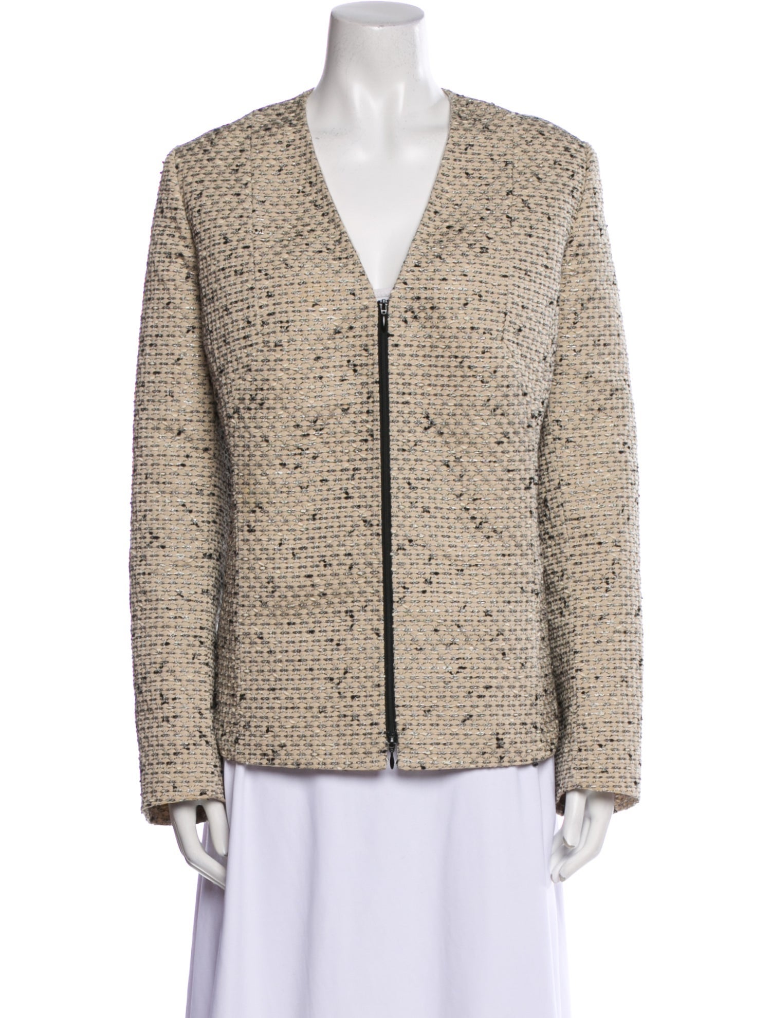 Lafayette 148 Tweed Pattern Jacket