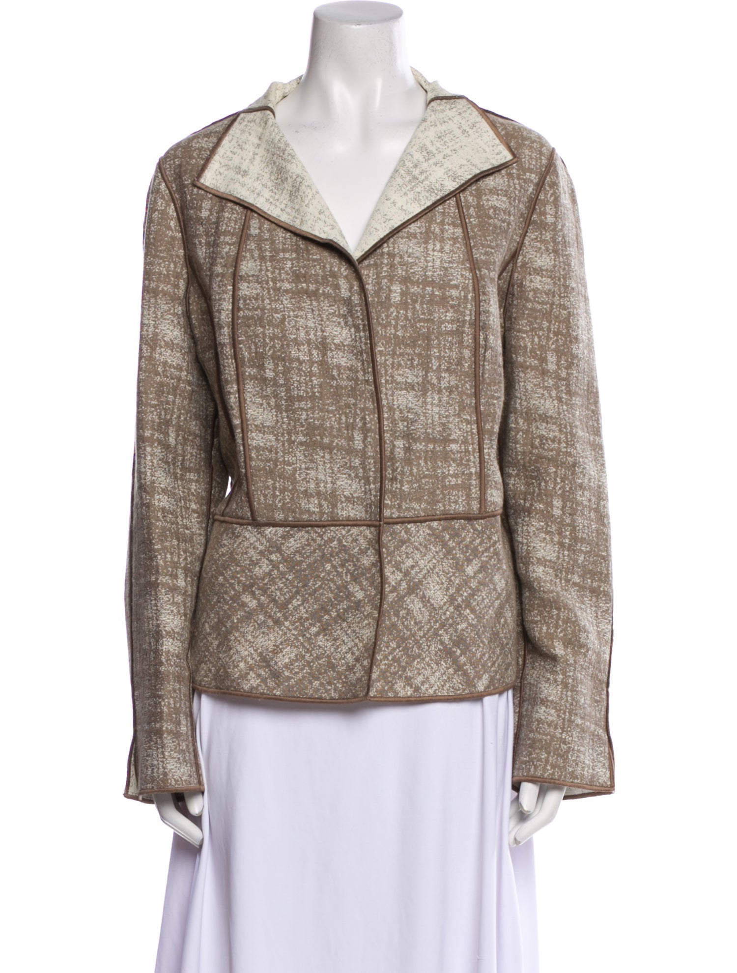 Lafayette 148 Tweed Pattern Jacket