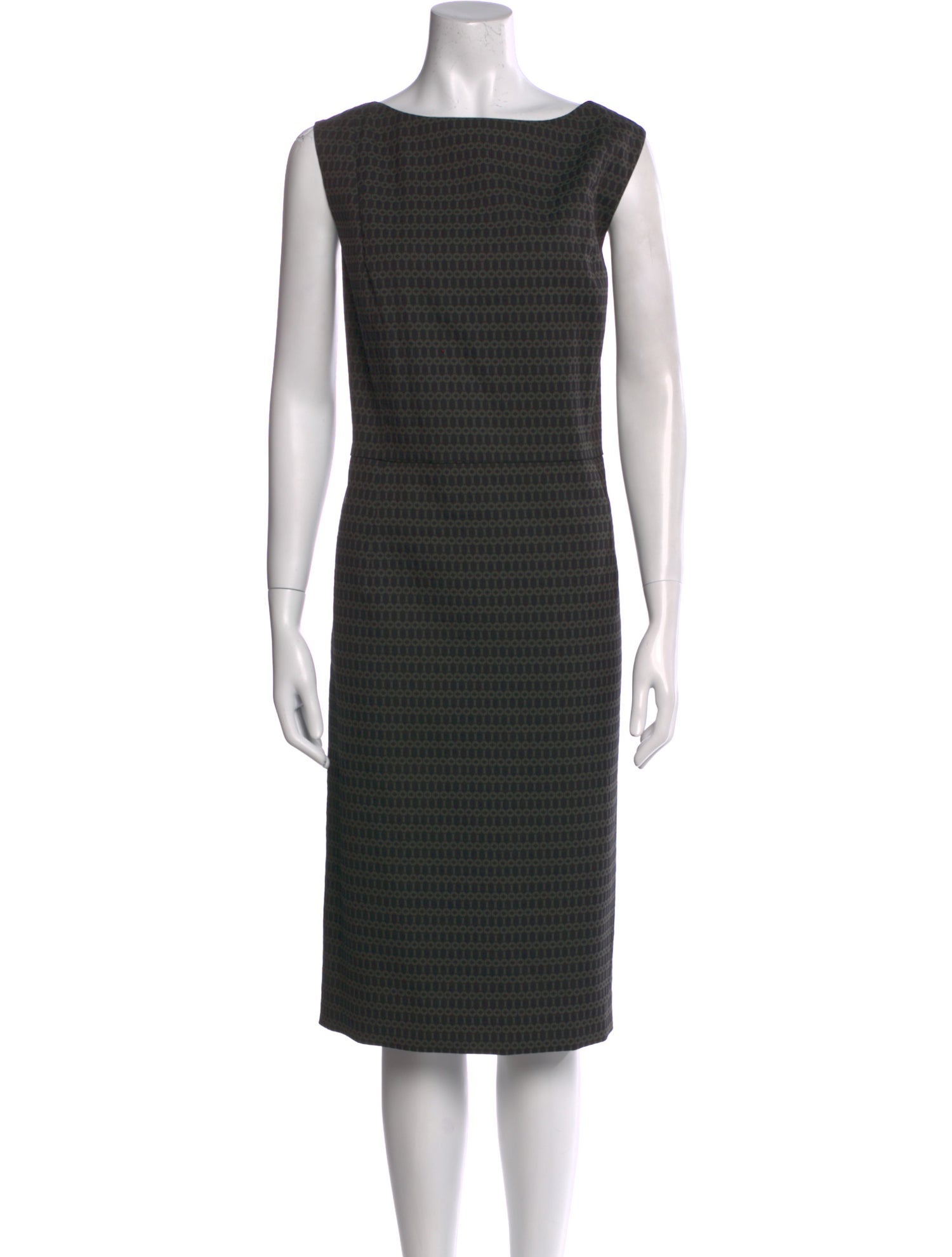 Lafayette 148 Printed Midi Length Dress