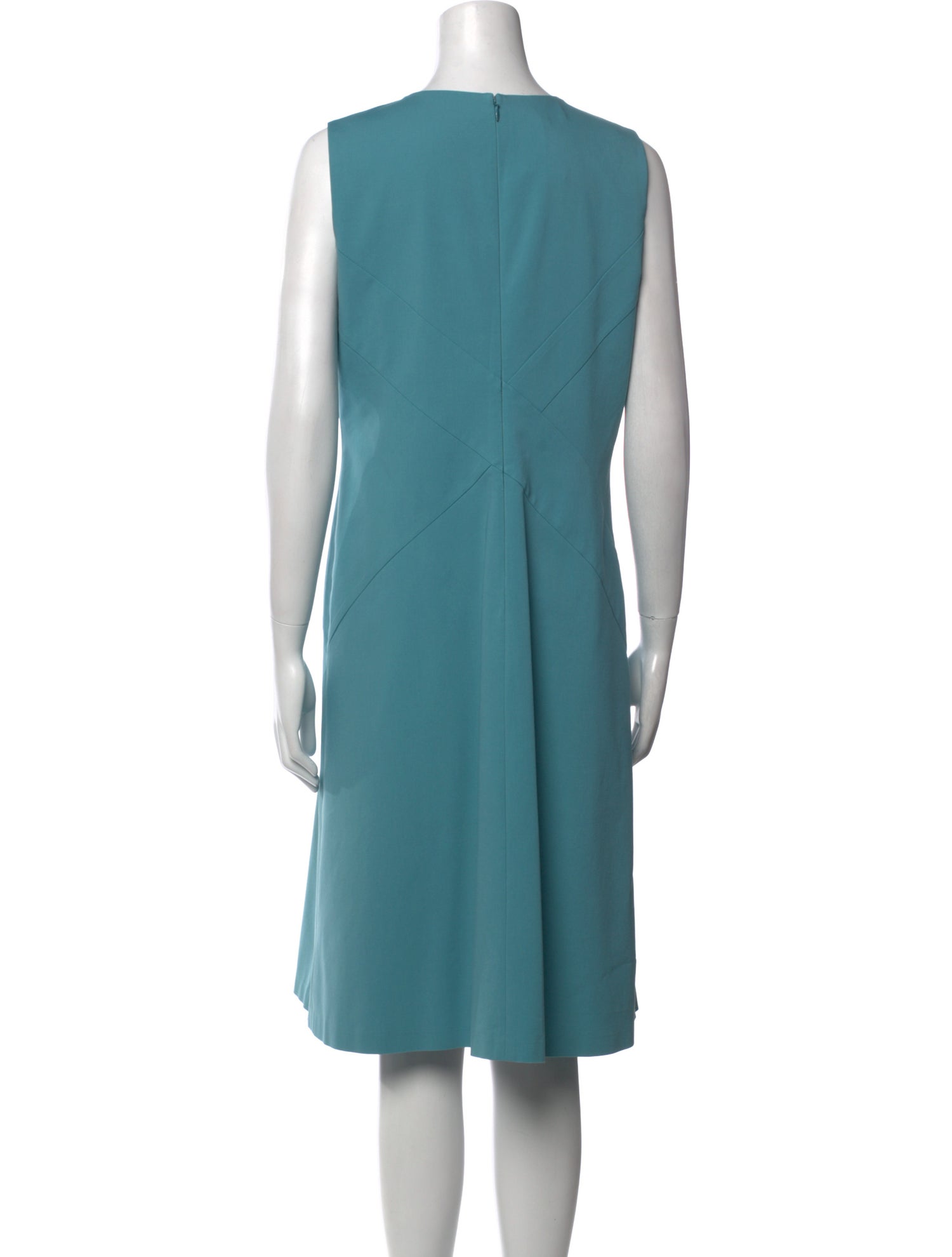 Lafayette 148 V-Neck Midi Length Dress