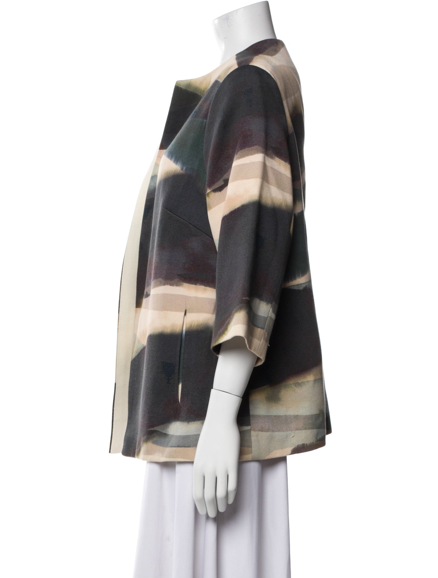 Lafayette 148 Striped Jacket