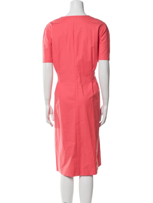 Lafayette 148 Scoop Neck Midi Length Dress