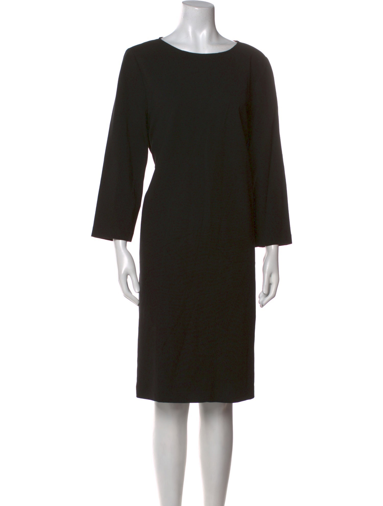 Lafayette 148 Bateau Neckline Knee-Length Dress