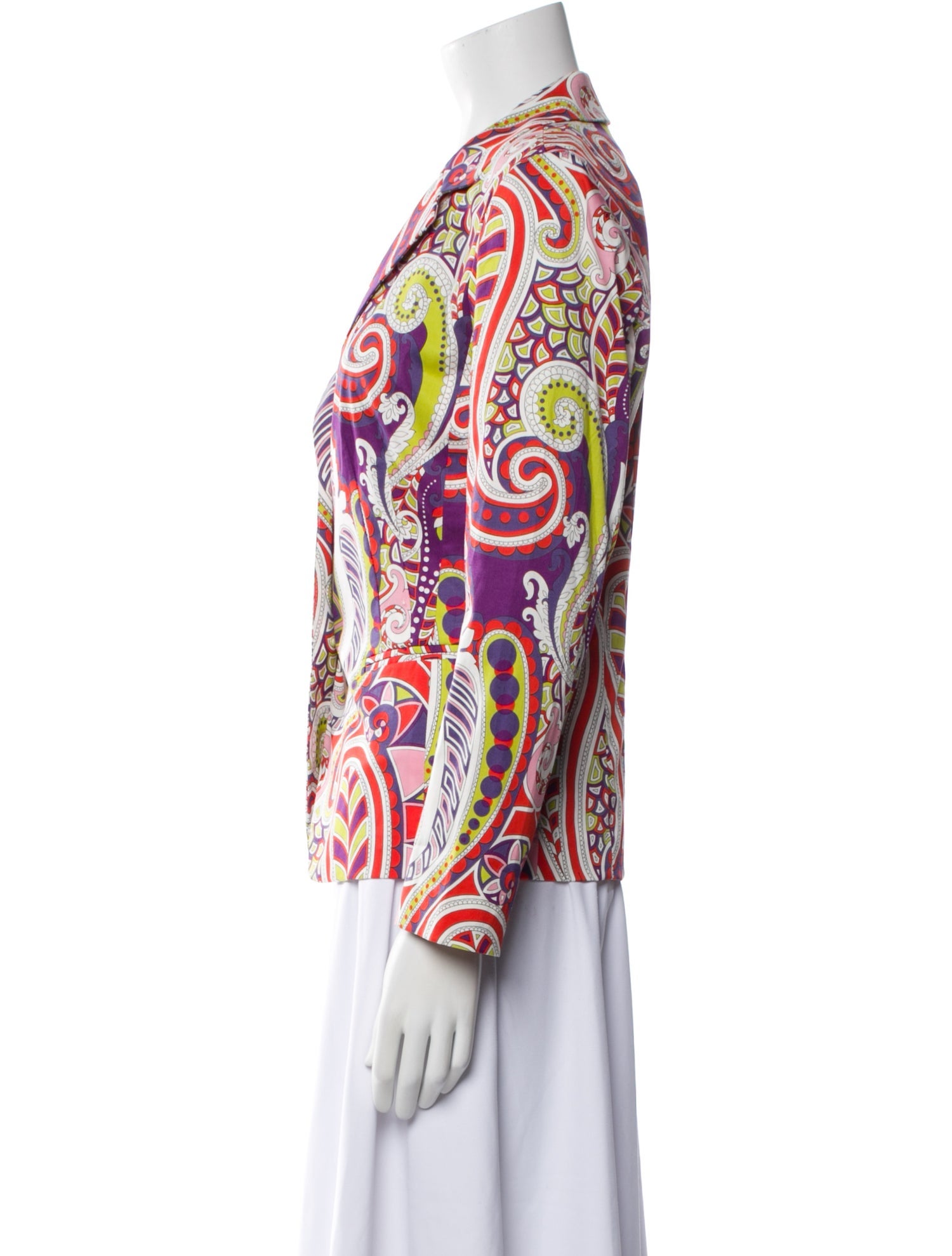 Lafayette 148 Paisley Print Blazer