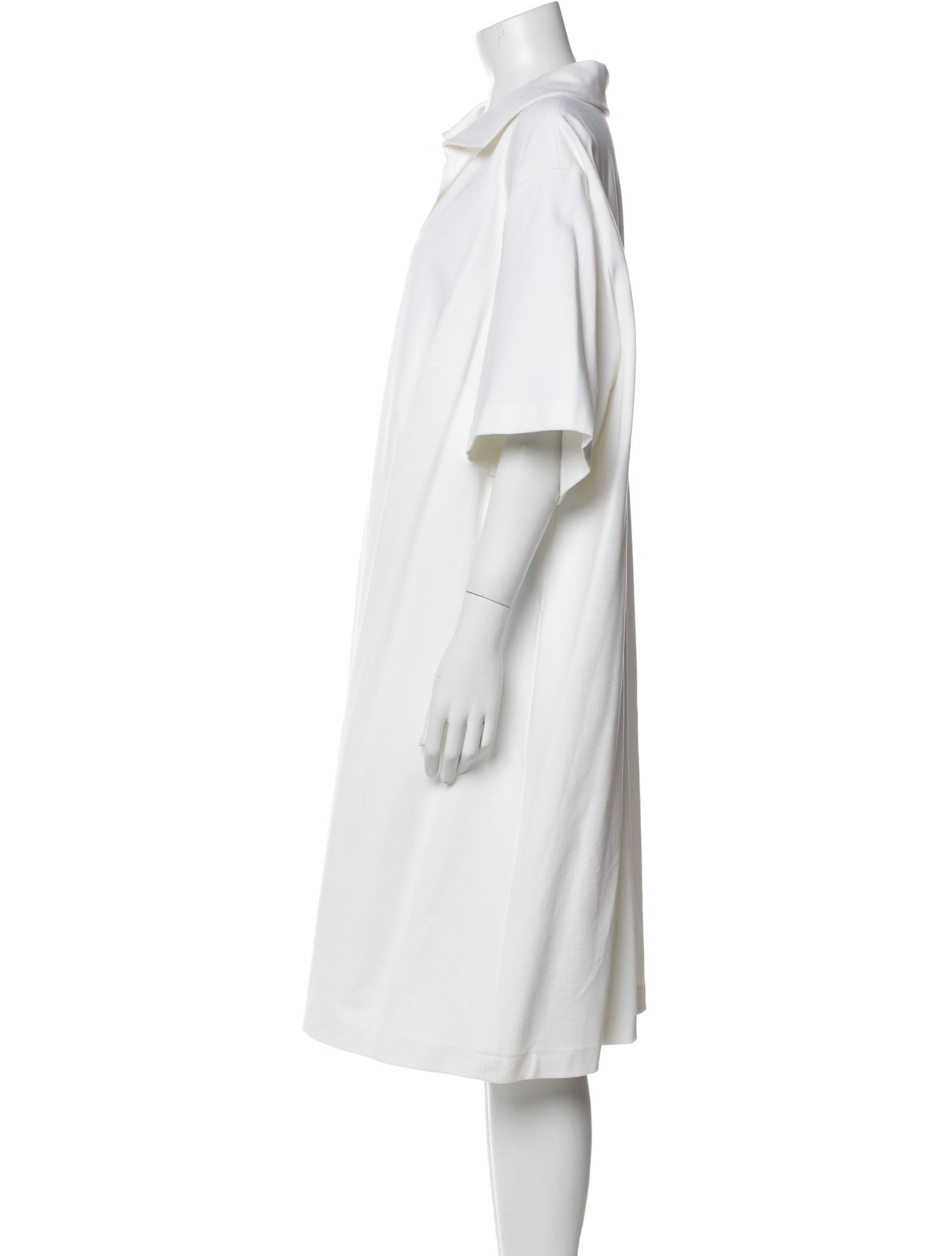 Lafayette 148 V-Neck Midi Length Dress