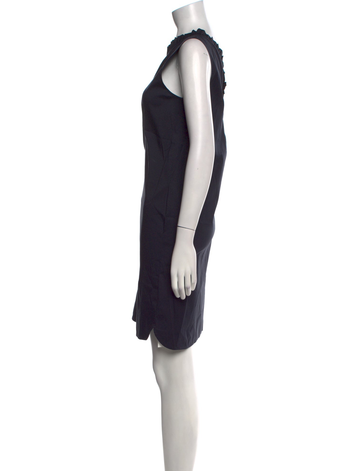 Lafayette 148 Bateau Neckline Mini Dress