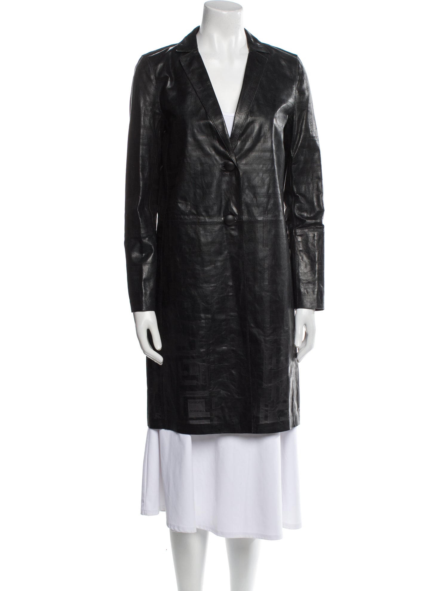 Lafayette 148 Leather Coat w/ Tags