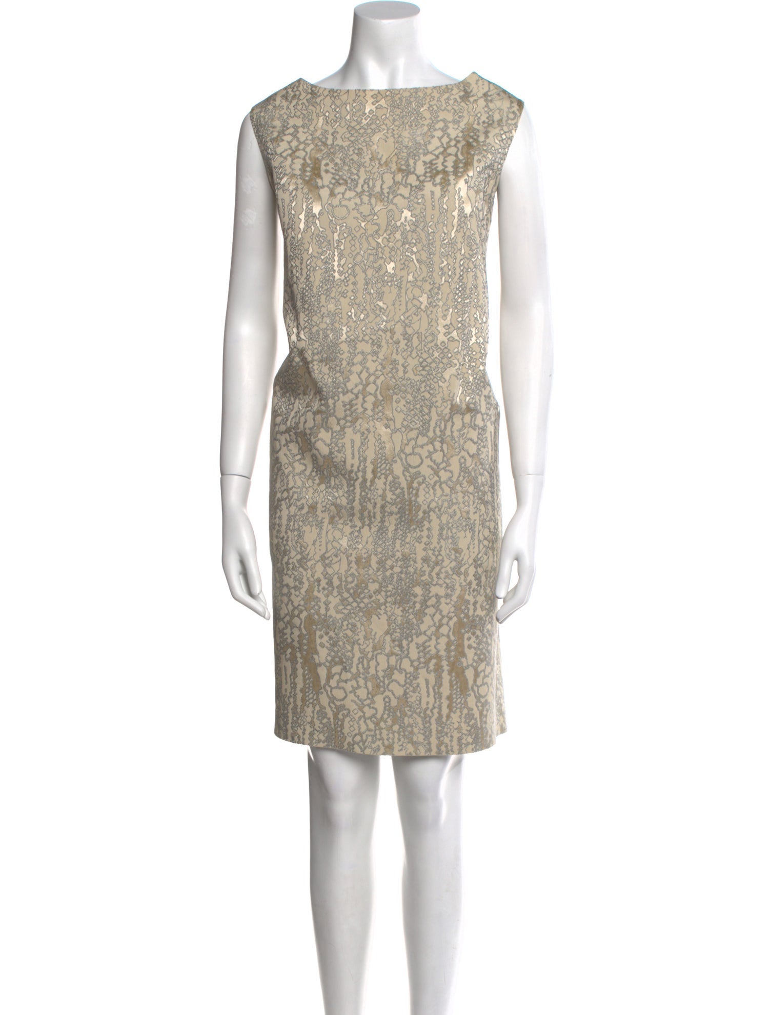 Lafayette 148 Printed Knee-Length Dress