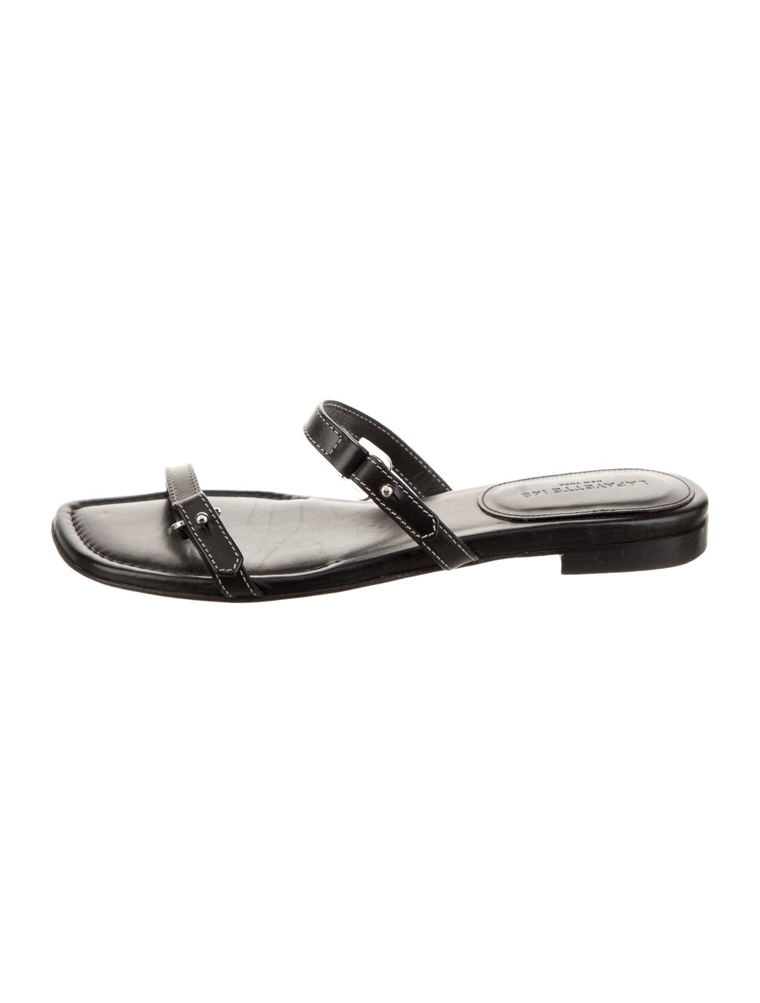 Lafayette 148 Leather Slides